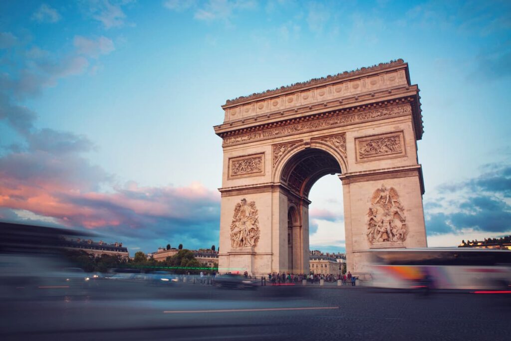 arco del triunfo de París